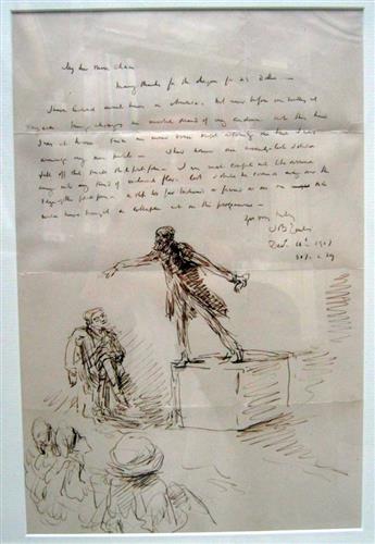 (ARTISTS.) YEATS, JOHN BUTLER; AND JOHN SLOAN. Two letters, each to Art Students League Secretary Dorothea K. Chace: John Butler Yeats